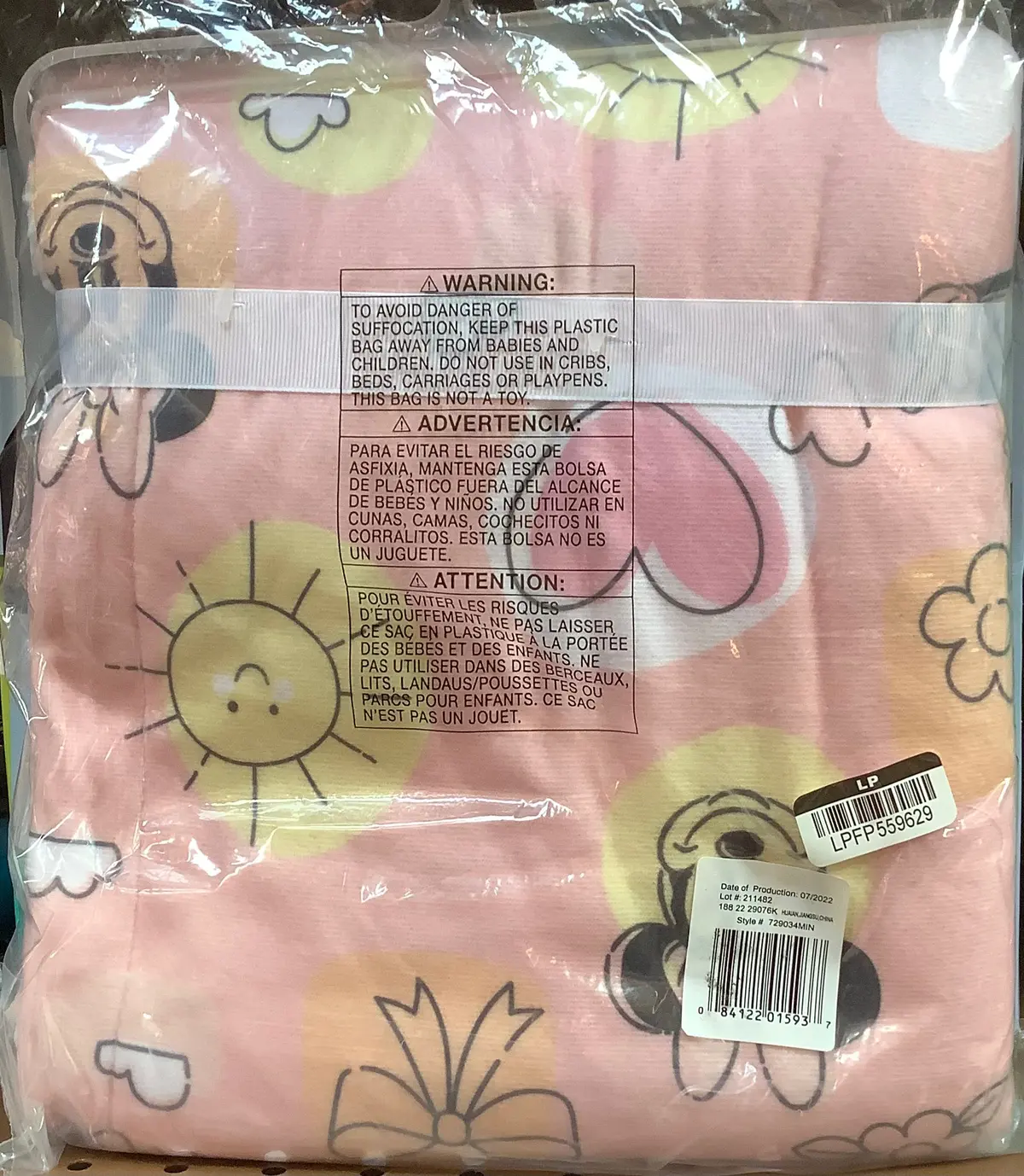 Lambs & Ivy Disney Baby Minnie Mouse Fleece Baby Blanket 1