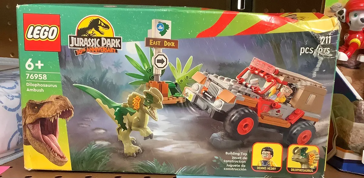 Lego Jurassic Park Dilophosaurus Ambush Dinosaur
Toy 76958 1