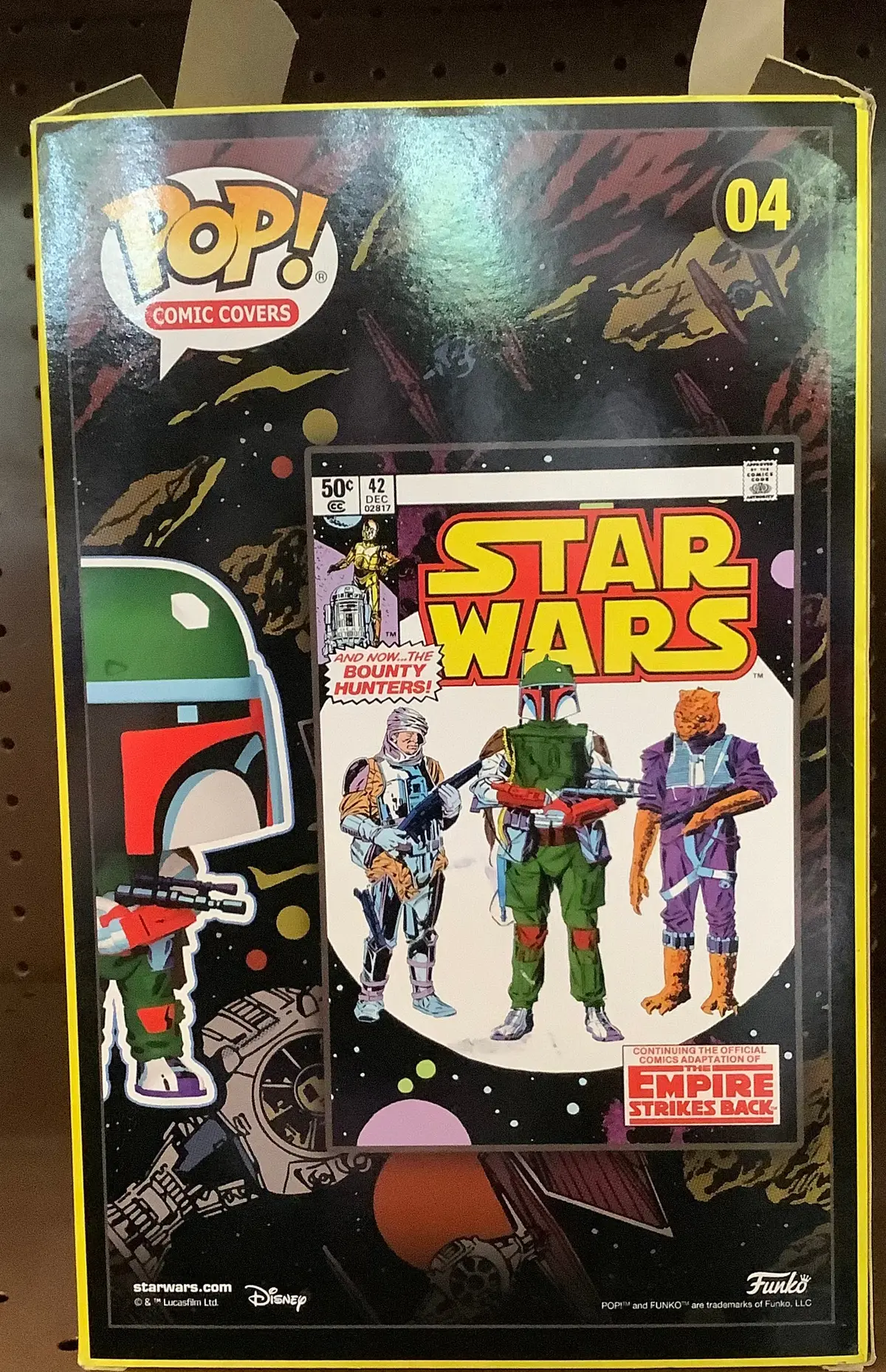 Damaged Box!!! Funko Pop! Comic Cover: Star Wars Boba Fett Figure 1