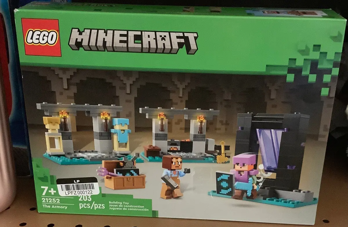 Lego Minecraft The Armory Building Set 21252 1