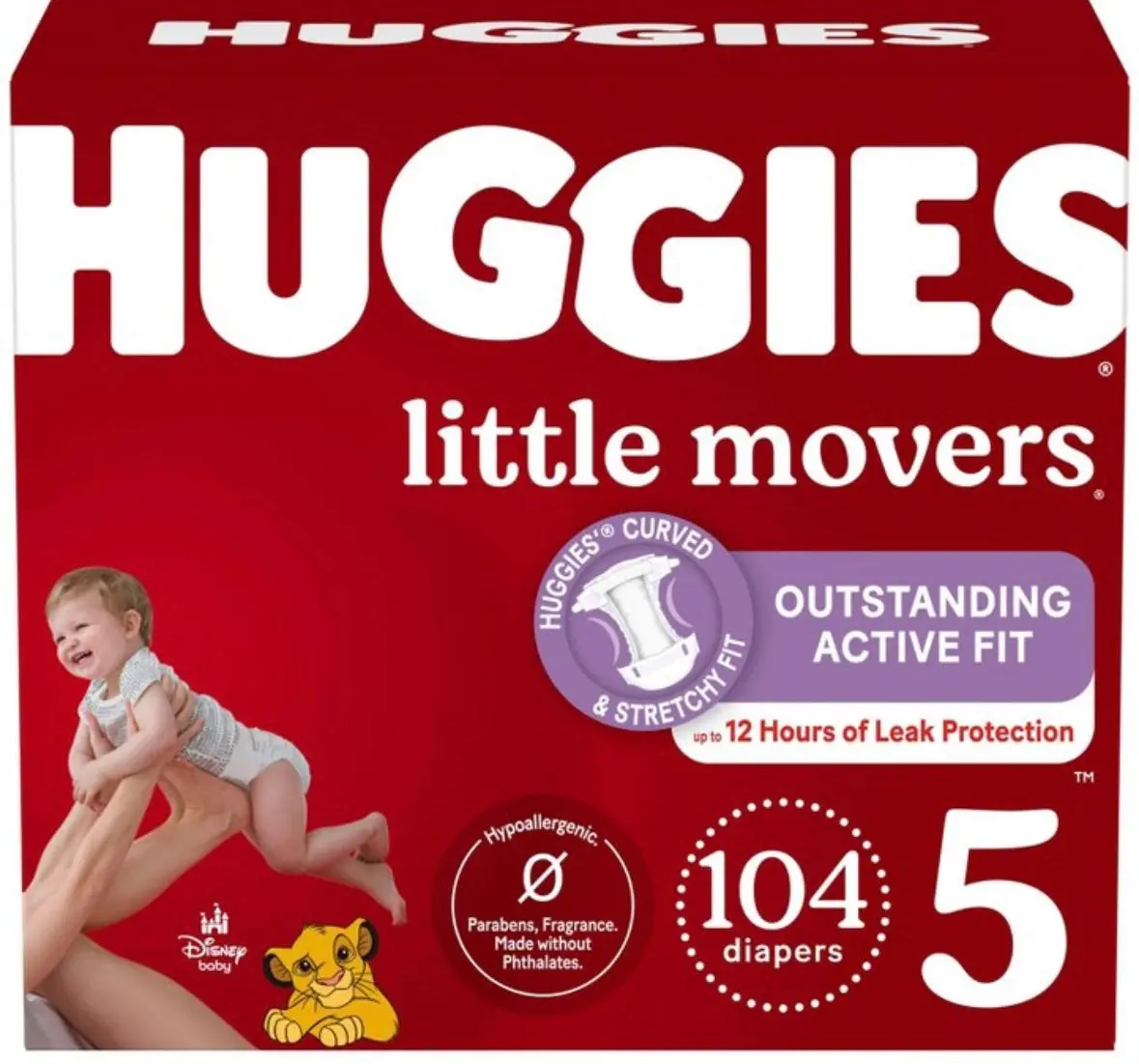 Huggies Little Movers Baby Disposable
Diapers - Size 5 - 104Ct 1