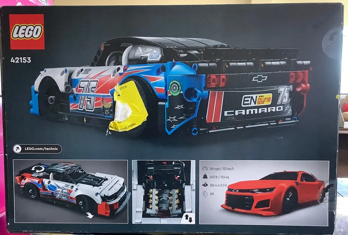 Lego Technic Nascar Next Gen Chevrolet Camaro Zl1
Set 42153 1