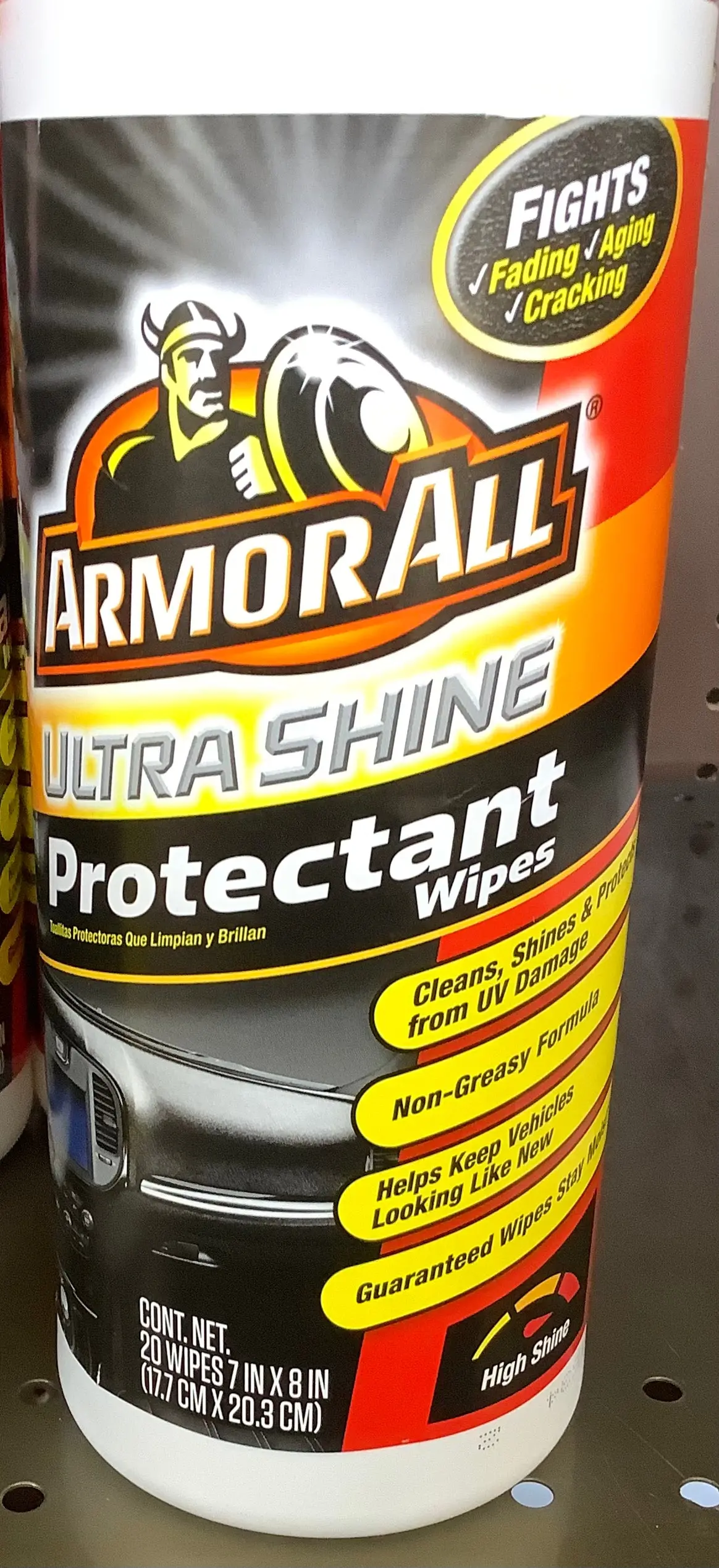 Armor All 20Ct Ultra Shine Protectant Wipes
Automotive Protector 1