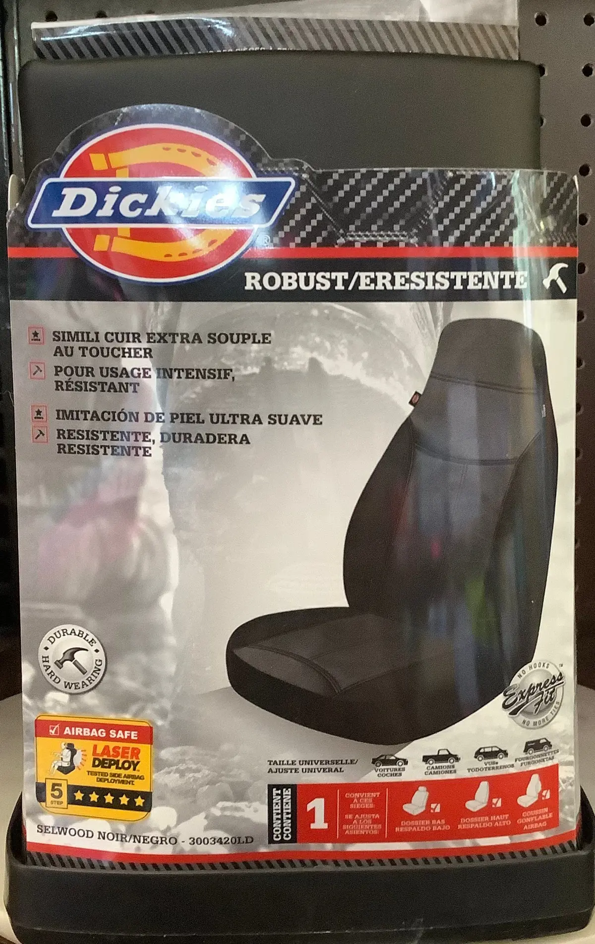 Dickies Single Selwood Leatherette Seatcover Automotive
Interior Covers And Pads Black 1
