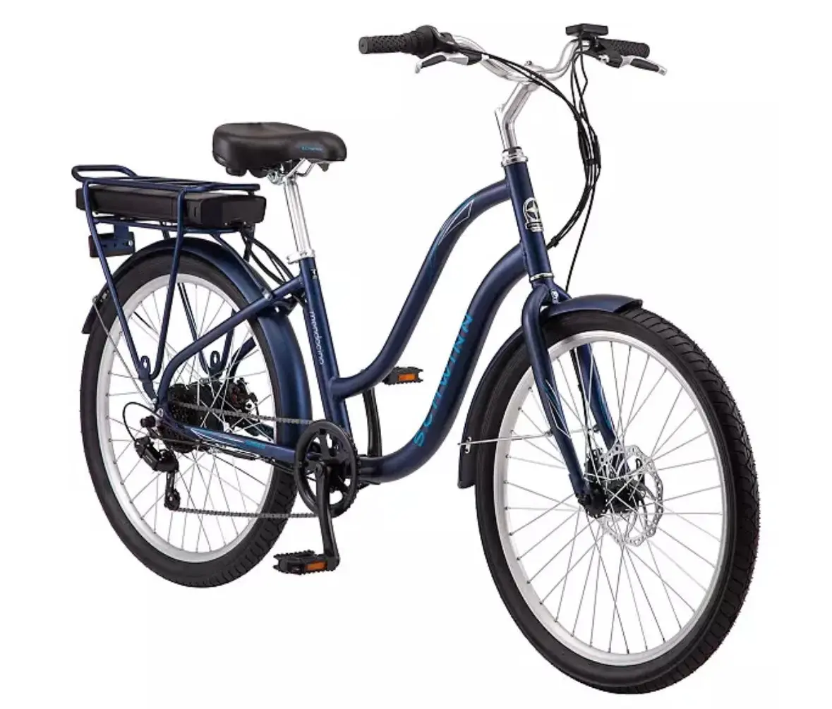 Schwinn Adult 26" Mendocino Electric Cruiser Bike 1