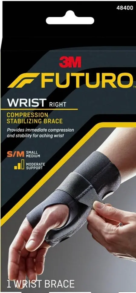 Futuro Compression Stabilizing Wrist Brace, Right Hand,
S/M 1