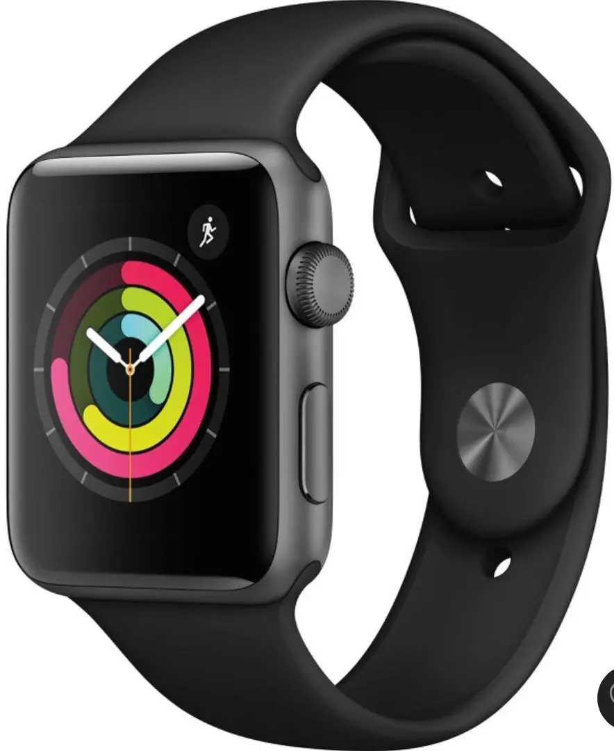 Apple Watch Series 3 Gps 38Mm Space Gray Aluminum Case With Sport Band - Black 1