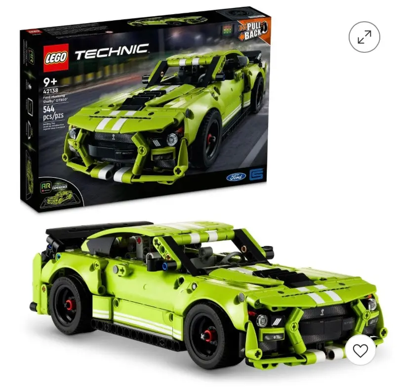 Lego Technic Ford Mustang Shelby
Gt500 Ar Race Car Toy 1
