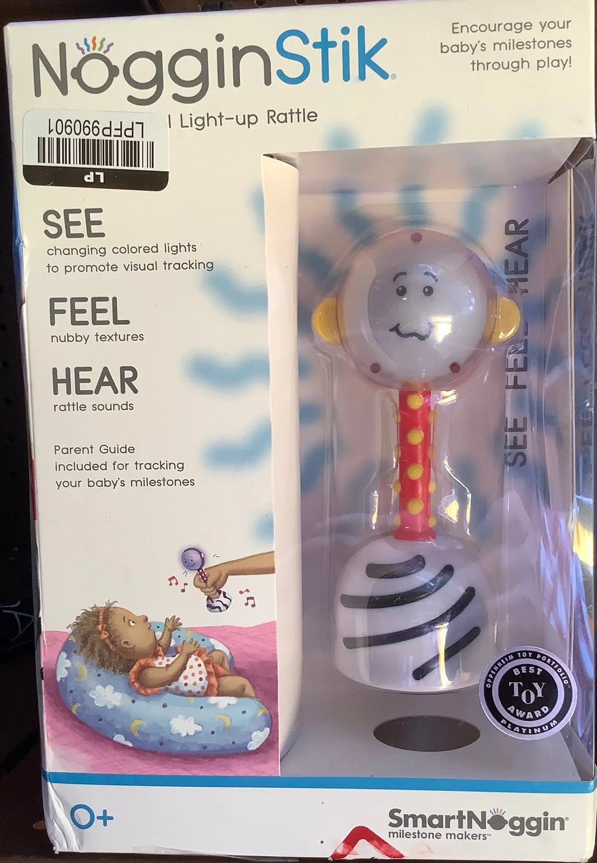 Smartnoggin Nogginstik Developmental Light-Up Rattle And
Parent Guide 1