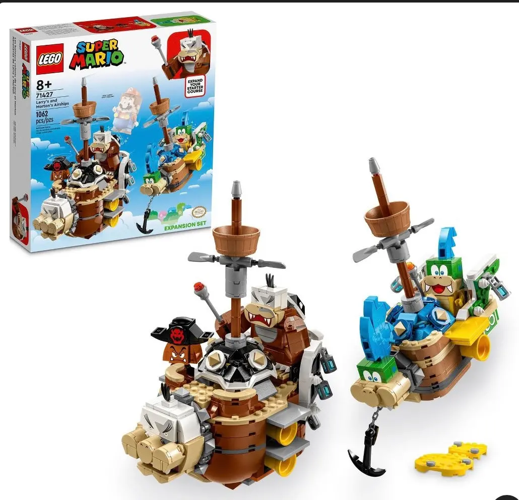 Lego Super Mario Larry's And Morton's Airships Buildable
Expansion Toy Set 71427 1