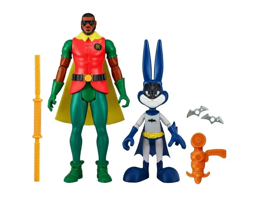 Space Jam A New Legacy Dynamic Duo Lebron James Robin And Bugs Bunny Batman
Action Figure Set, 6 Pieces 1
