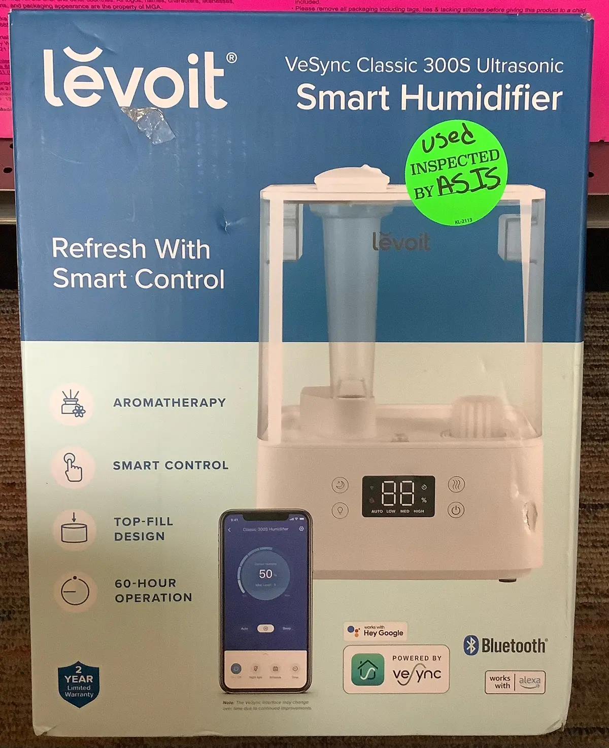 Levoit Classic 300S Ultrasonic Smart Humidifier White 1