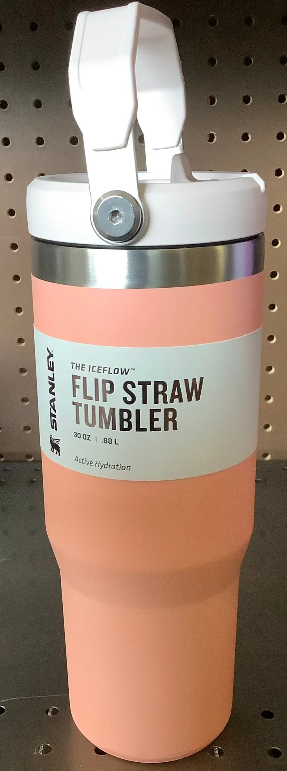 Stanley 30Oz Iceflow Flip Straw Tumbler Melon 1