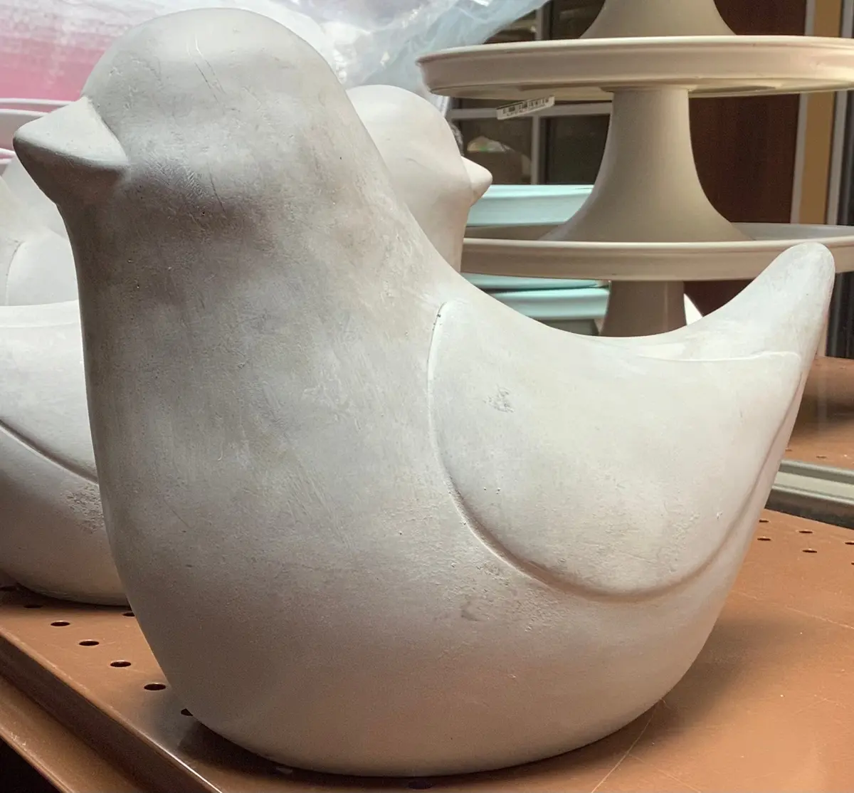 Large Cement Bird Outdoor Garden Figural 1