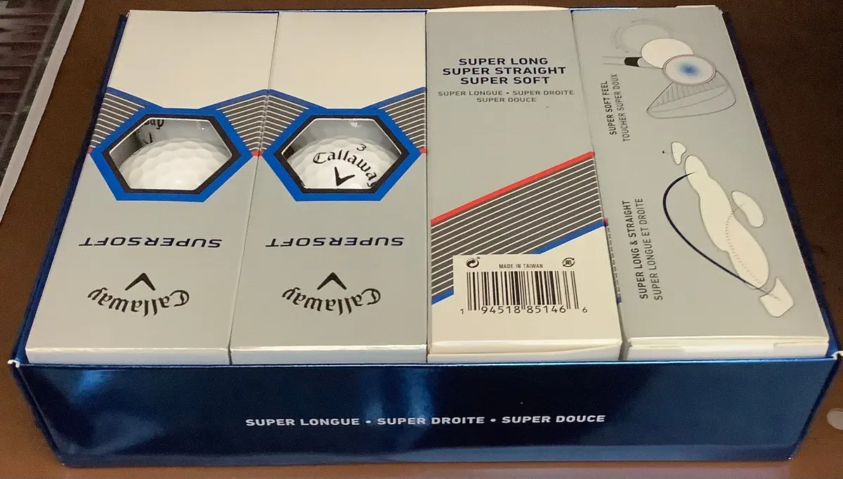 Callaway Supersoft Golf Balls 12Pk - White 1