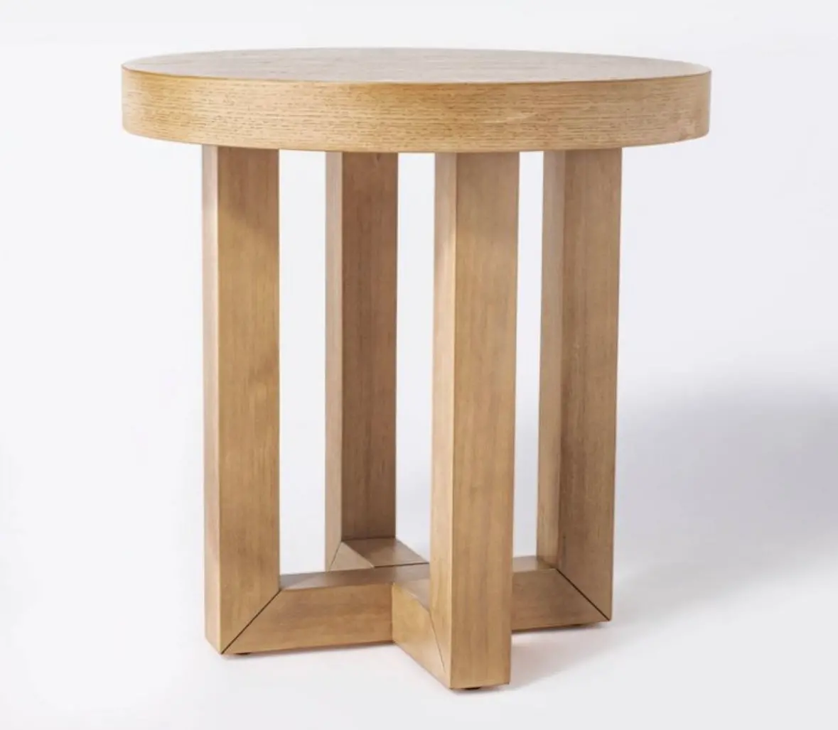 Rose Park Round Wood End Table - Boxed 1