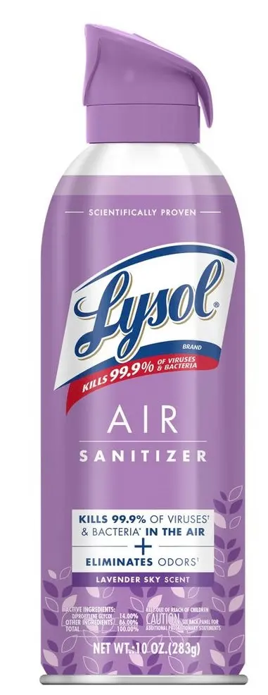 Lysol Lavender Air Sanitizer - 10Oz 1