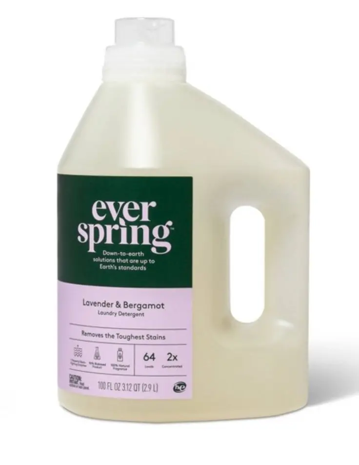 Lavender & Bergamot Liquid Laundry Detergent - 100 Fl Oz 1