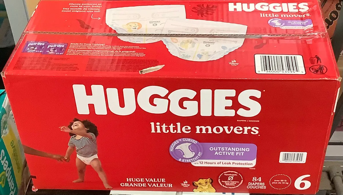 Huggies Little Movers Baby Disposable
Diapers - Size 6 - 84Ct 1