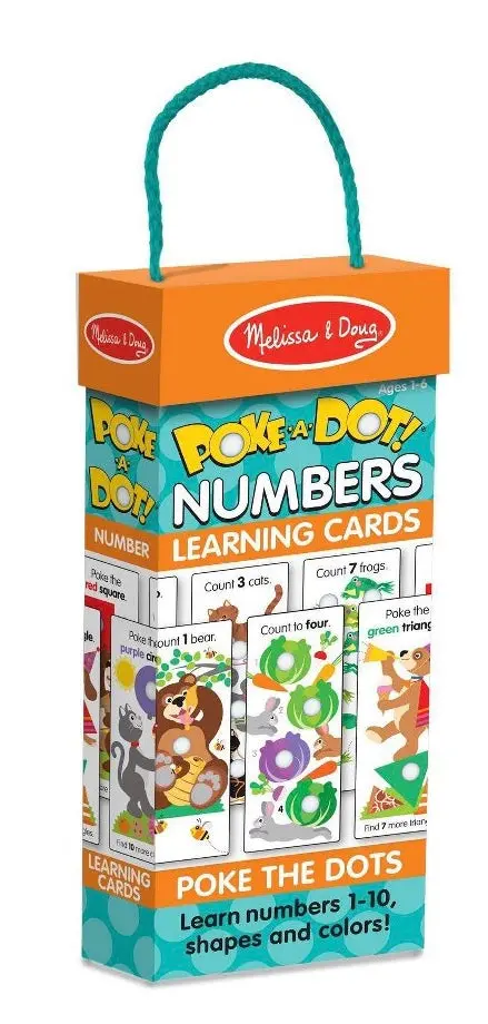 Melissa & Doug Poke-A-Dot Numbers Learning Cards 1