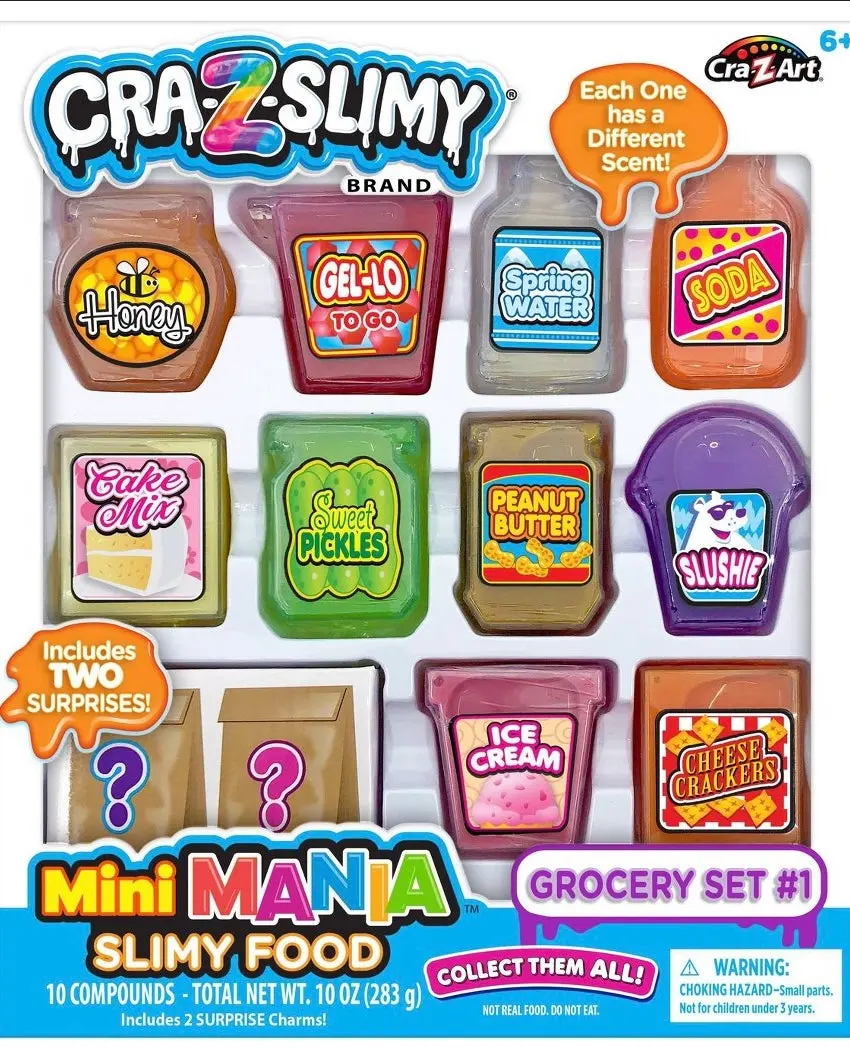 Cra-Z-Slimy Mini Mania Slimy Food 1