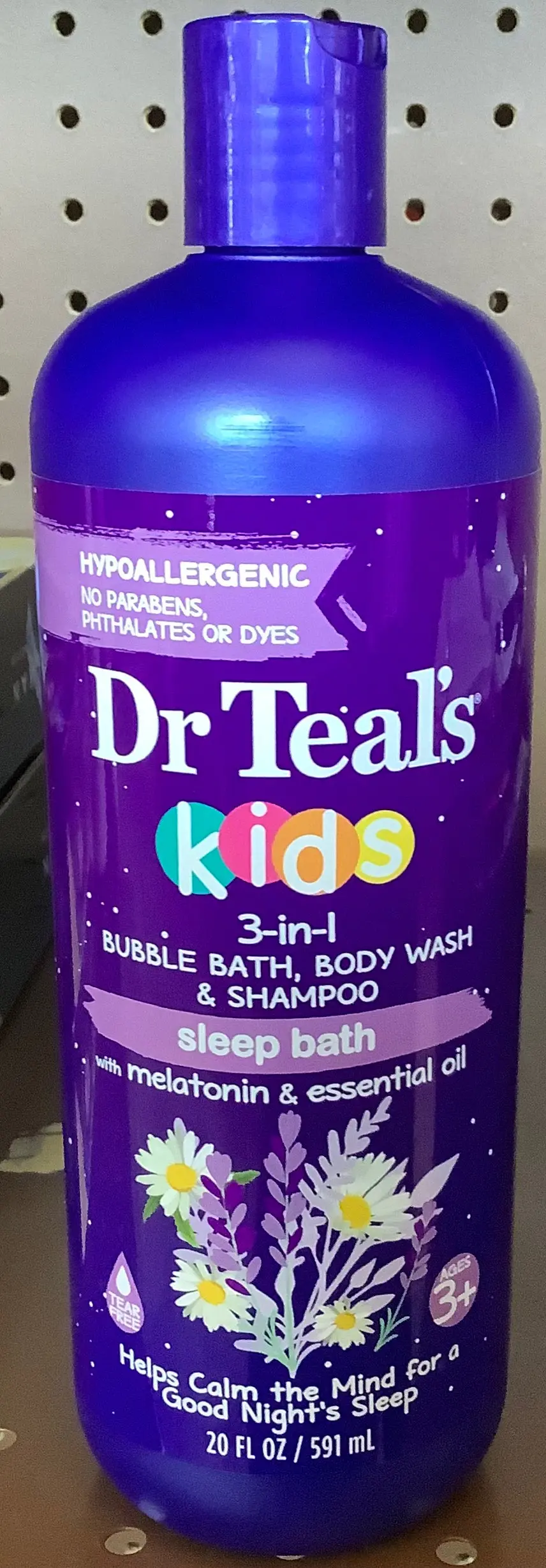 Dr Teal's Kids 3-In-1 Sleep Bath With Melatonin & Essential Oils - Lavender - 20 Fl Oz 1
