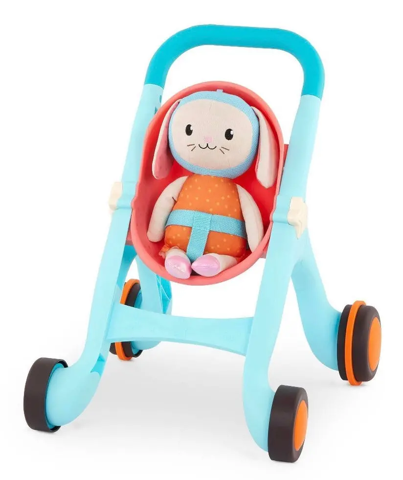 B. Play Toy Stroller & Plush Bunny Happy Strolling 1