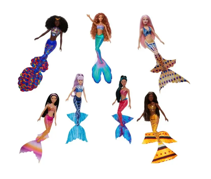 Mermaid Dolls
Disney The Little Mermaid Ultimate Ariel Sisters Doll 7-Pack, Set With 7 Fashion 1