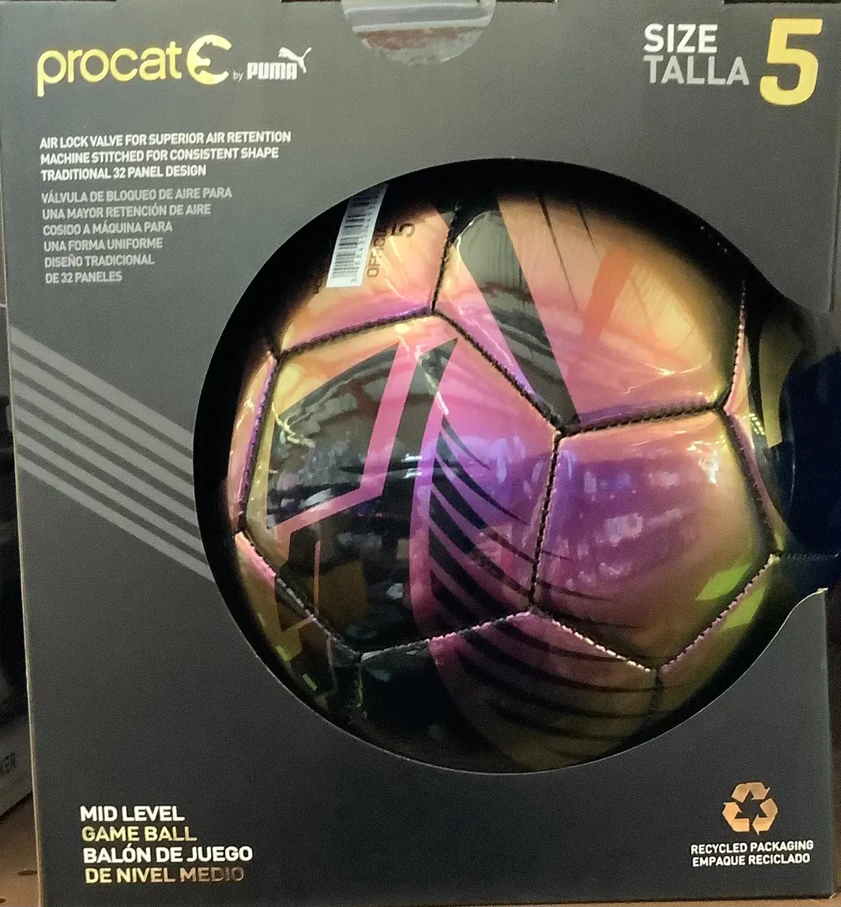 Procat By Puma Unity Size 5 Soccer Ball - Iridescent 1