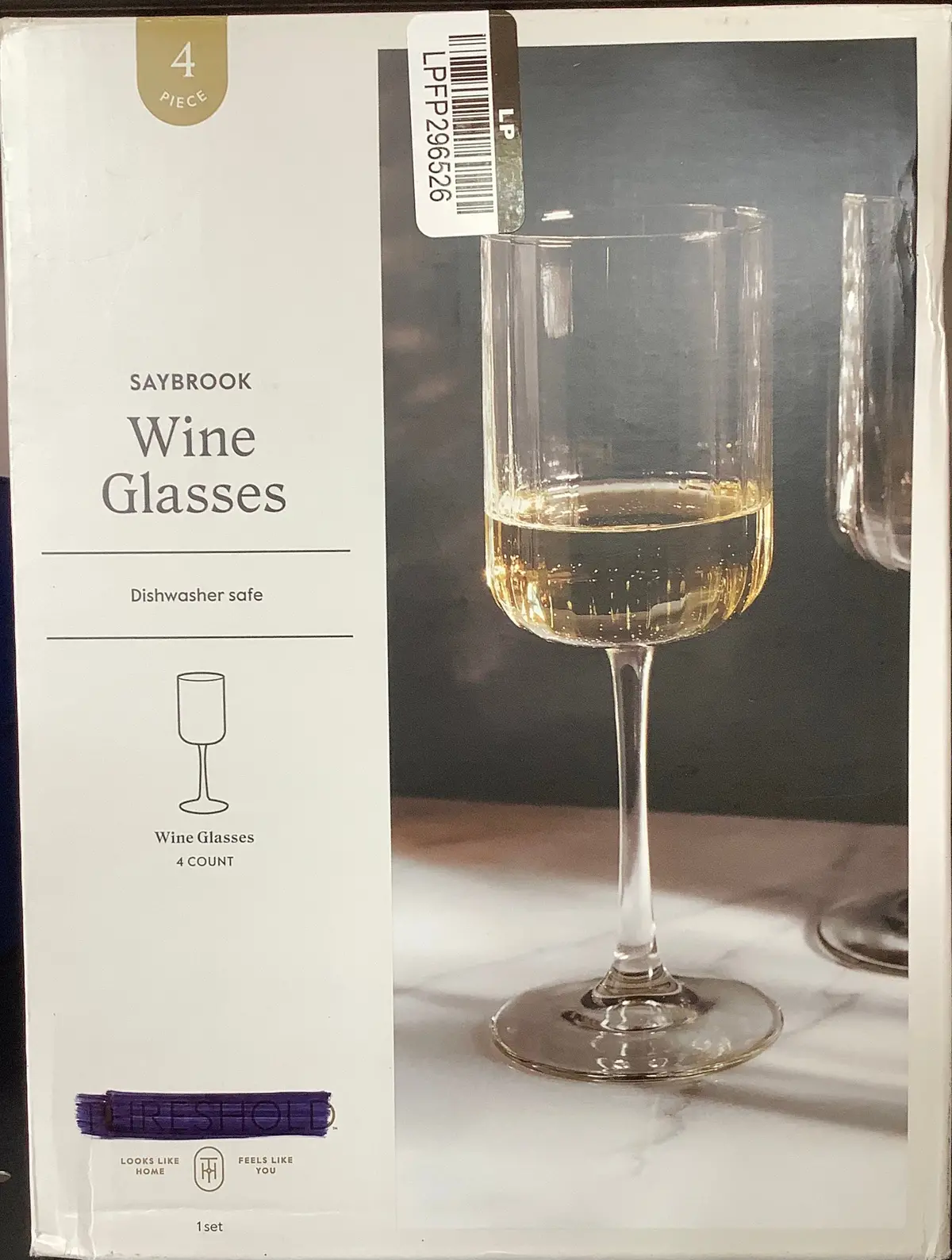 4Pk Saybrook Stemmed Wine Drinkware Set 1