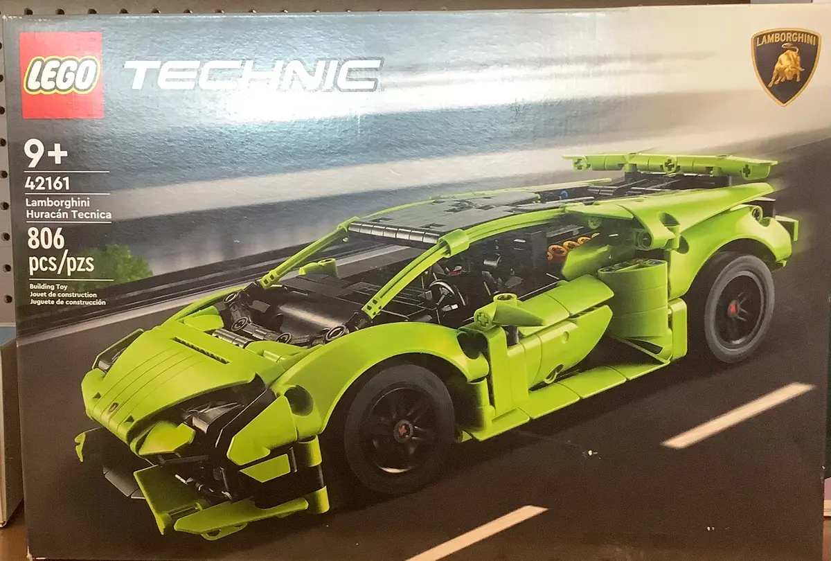 Open Box! Inspected As Is!!! Lego Technic Lamborghini Huracán Tecnica Advanced
Sports Car Building Kit 1