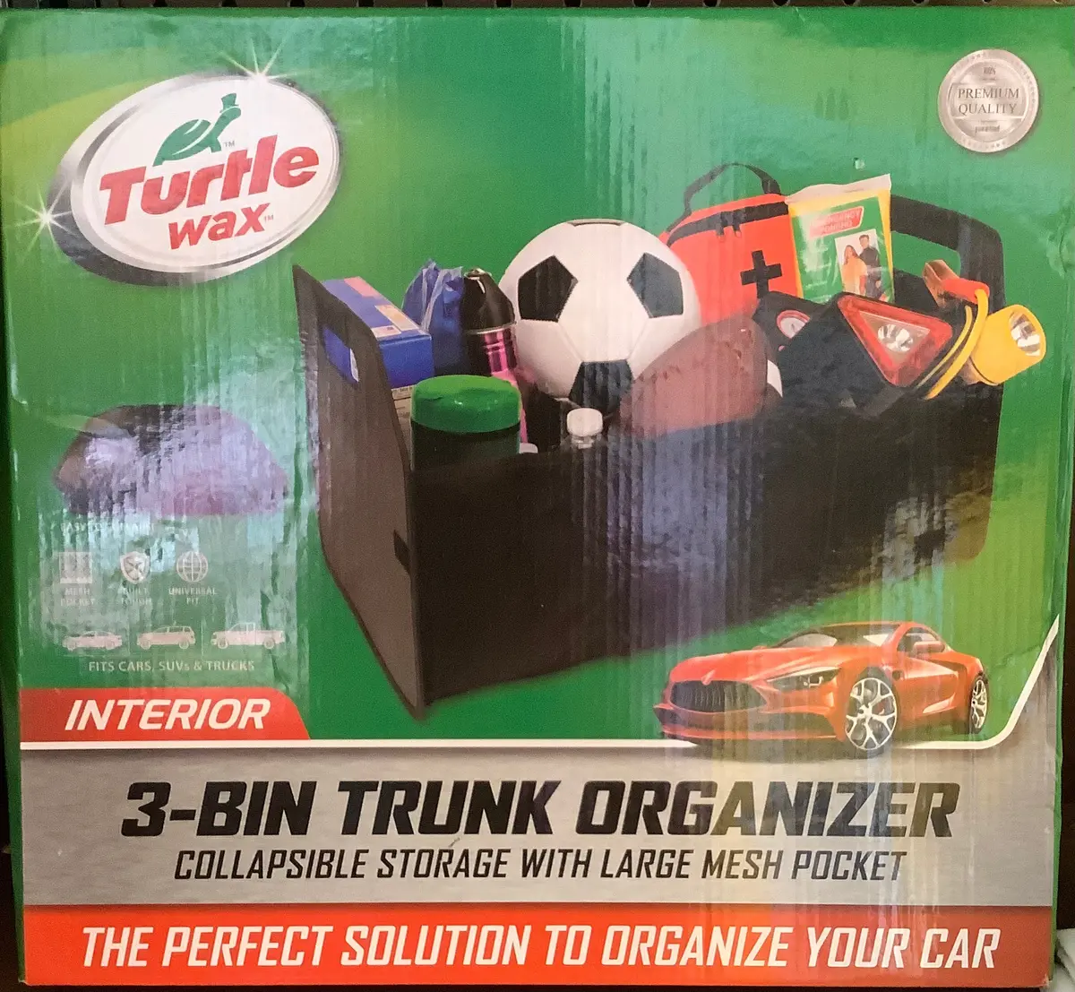 Turtle Wax 3 Section Trunk Organizer 1