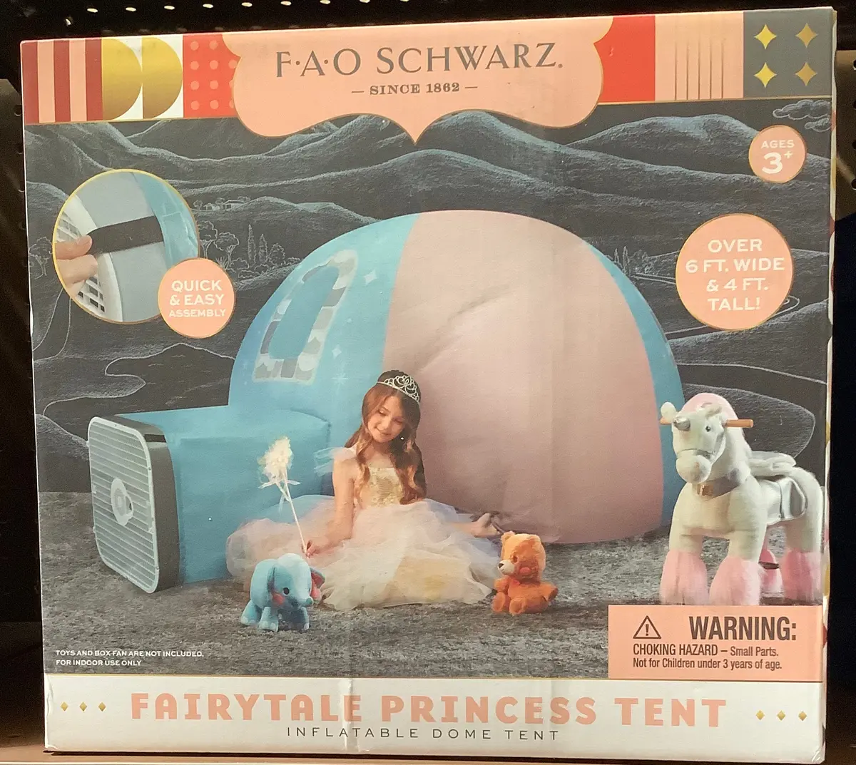 Fao Schwarz Inflatable Dome Princess Toy Tent 1