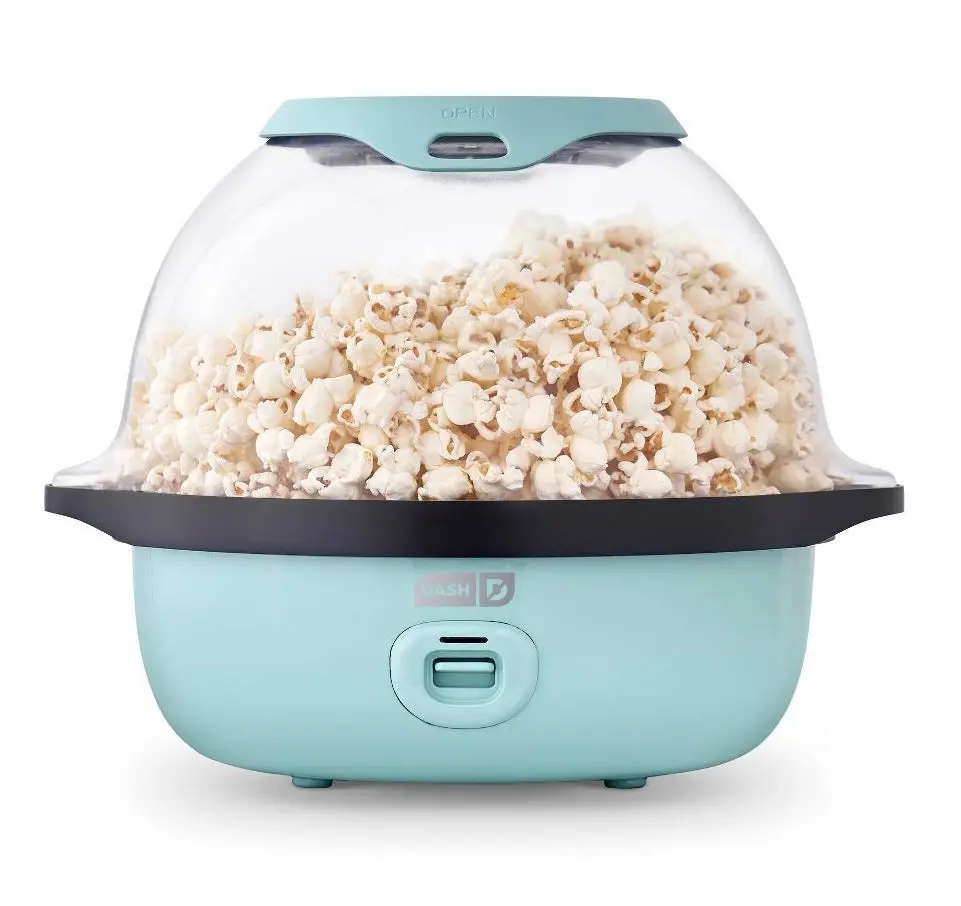 Dash 6Qt Smartstore Stirring Popcorn Maker - Aqua 1