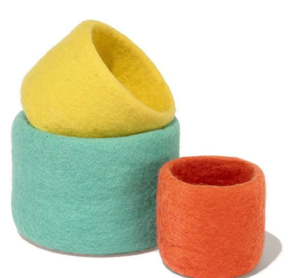 Lovevery Nesting Felt Baskets - 3Pc 1