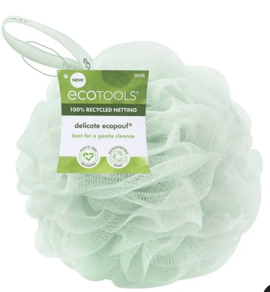 Ecotools Delicate Ecopouf Loofah - Green Fig 1