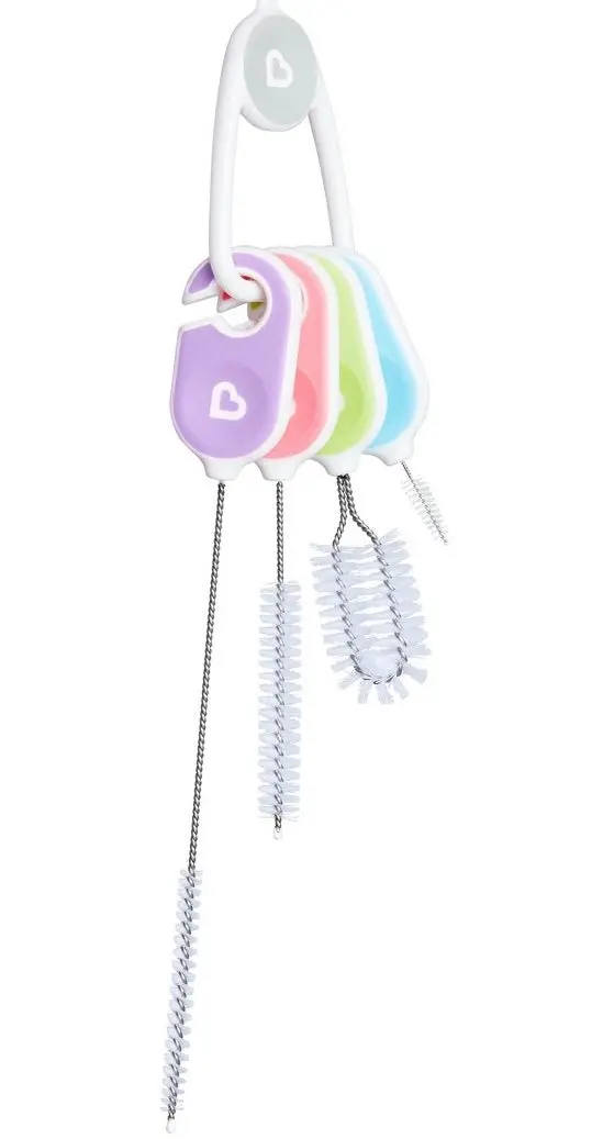 Munchkin 4Pc Details Bottle & Cup Detailing Brush Set
- White 1