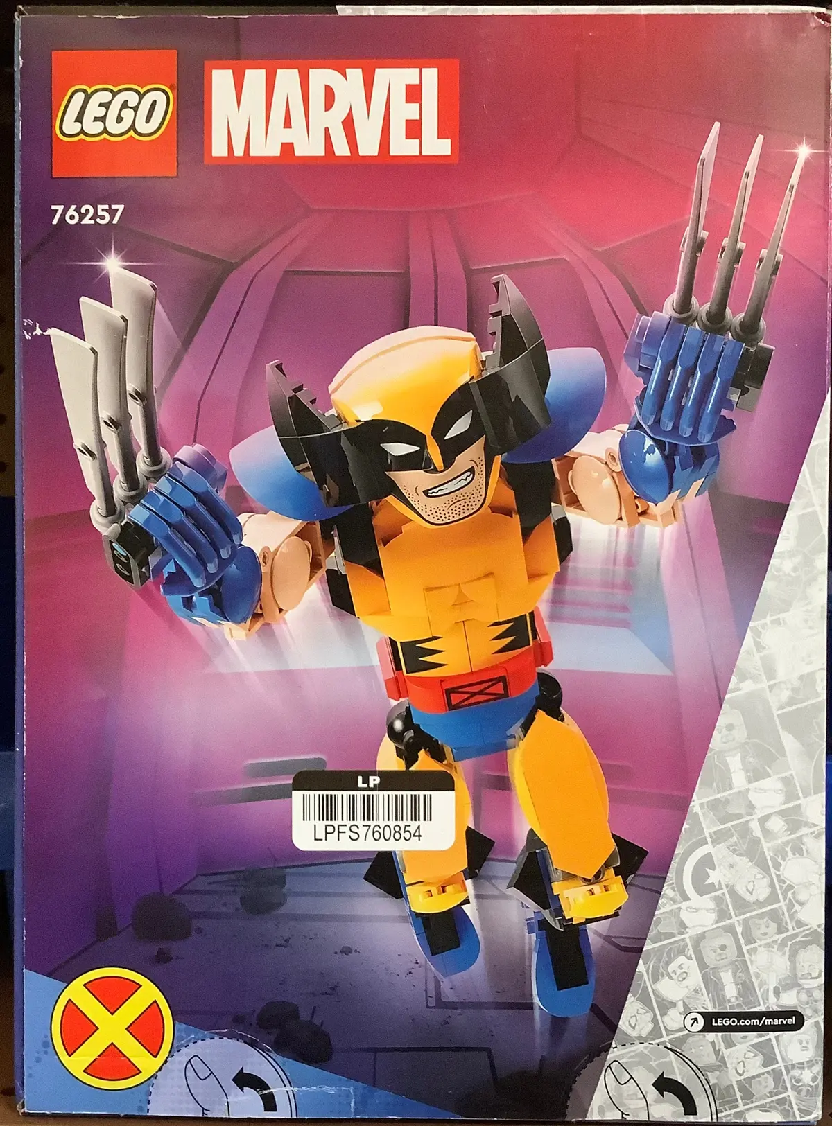 Lego Marvel Wolverine Construction Figure Playset 76257, 1