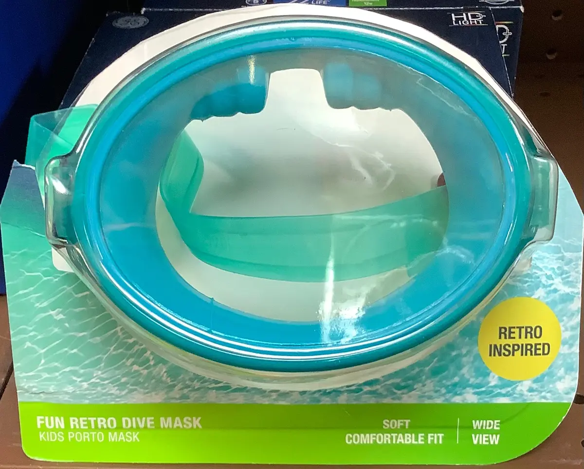 Speedo Kids' Porto Swim Mask - Blue 1