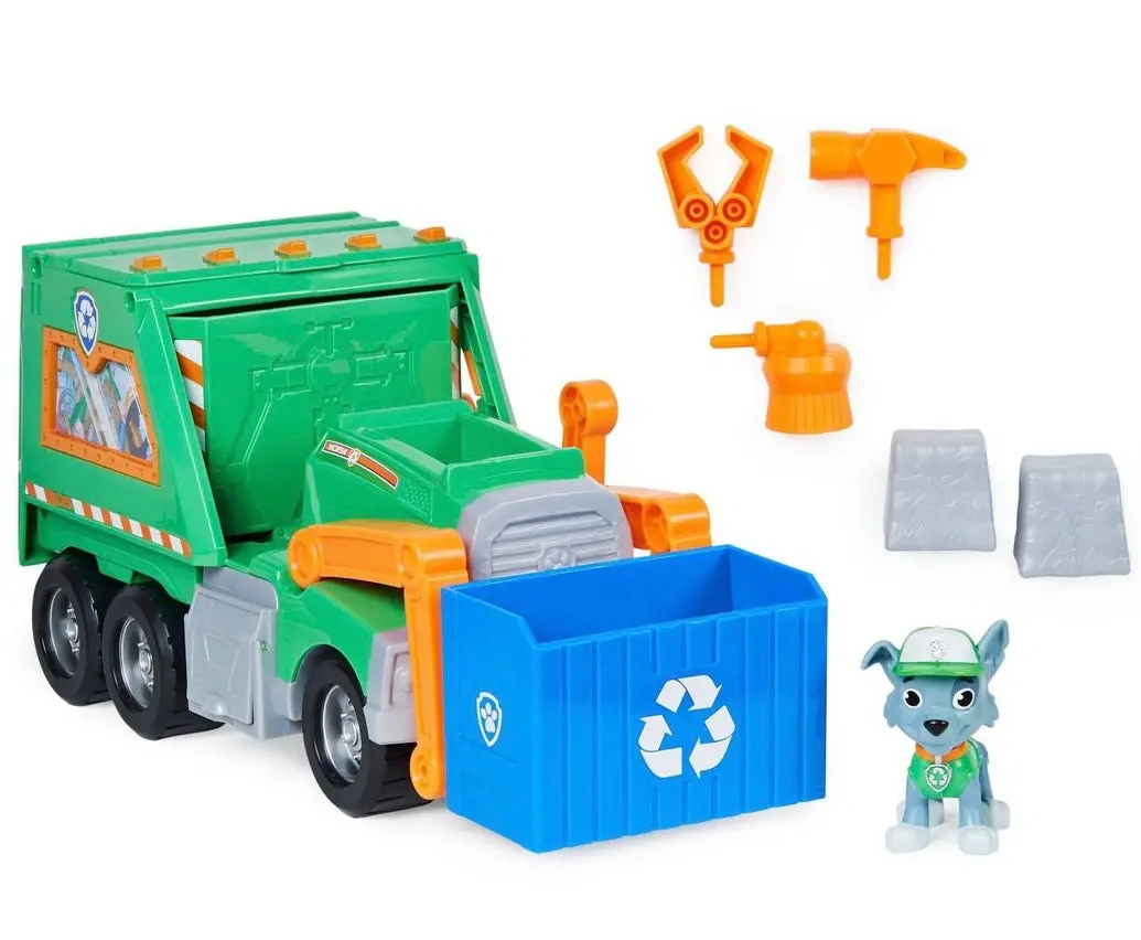 Paw Patrol Rocky's Reuse It Truck With Figure And 3 Tools 1
