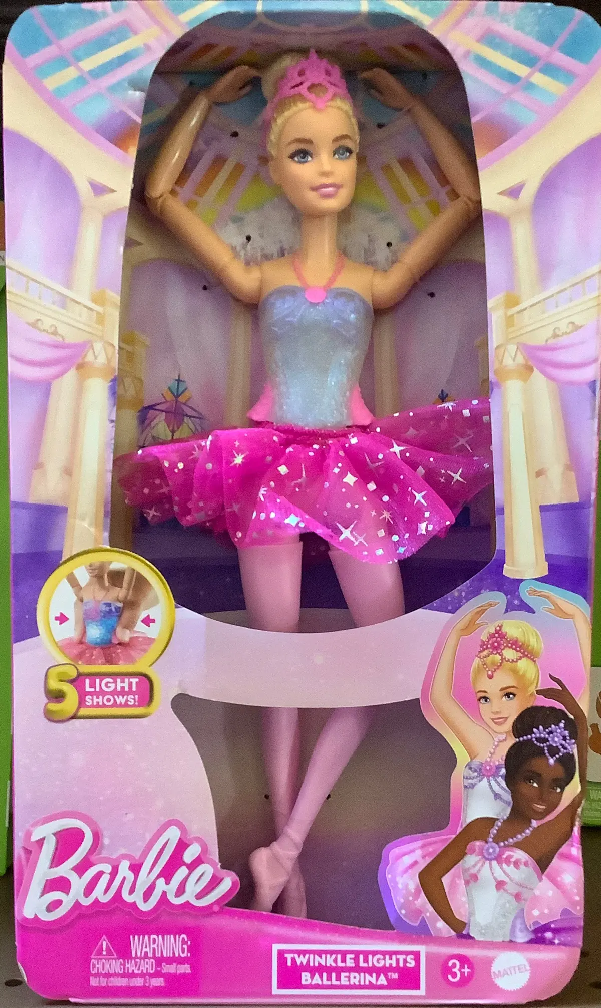 Barbie Dreamtopia Twinkle Lights Blonde Ballerina Doll 1