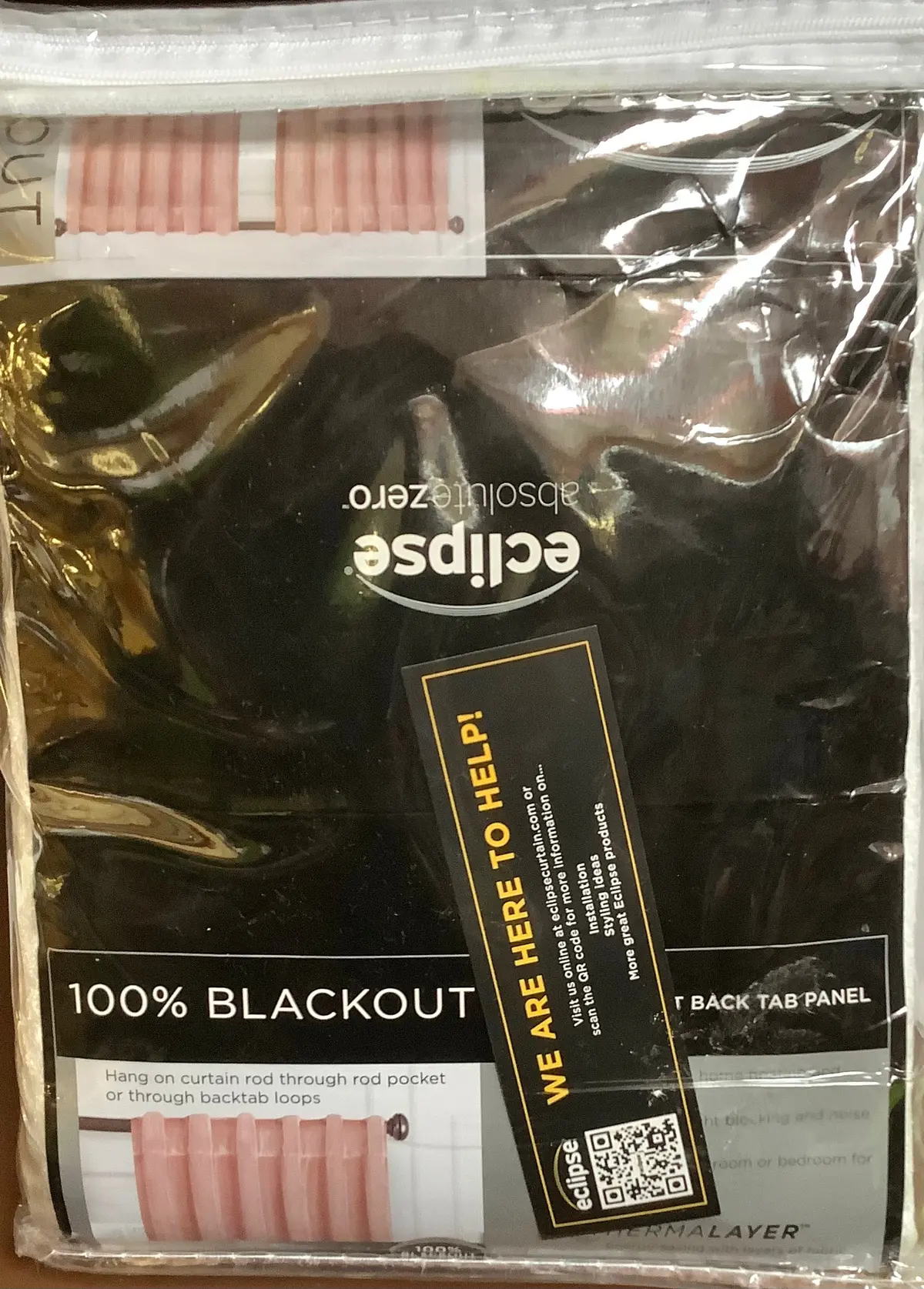 Blackout Curtains 50In X 95 In. Harper Velvet Snow 1