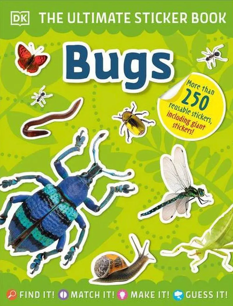 The Ultimate Sticker Book Bugs - By Dk (Paperback) 1