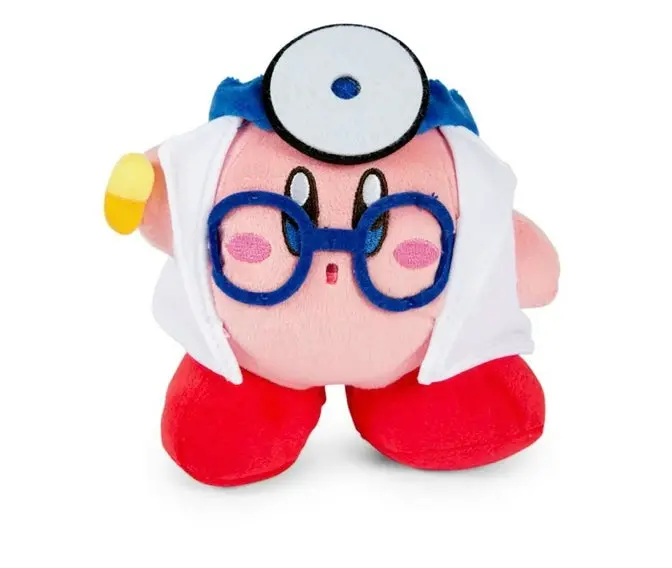 Little Buddy 1680 Kirby Adventure All Star Collection: 5" Kirby Doctor Plush 1