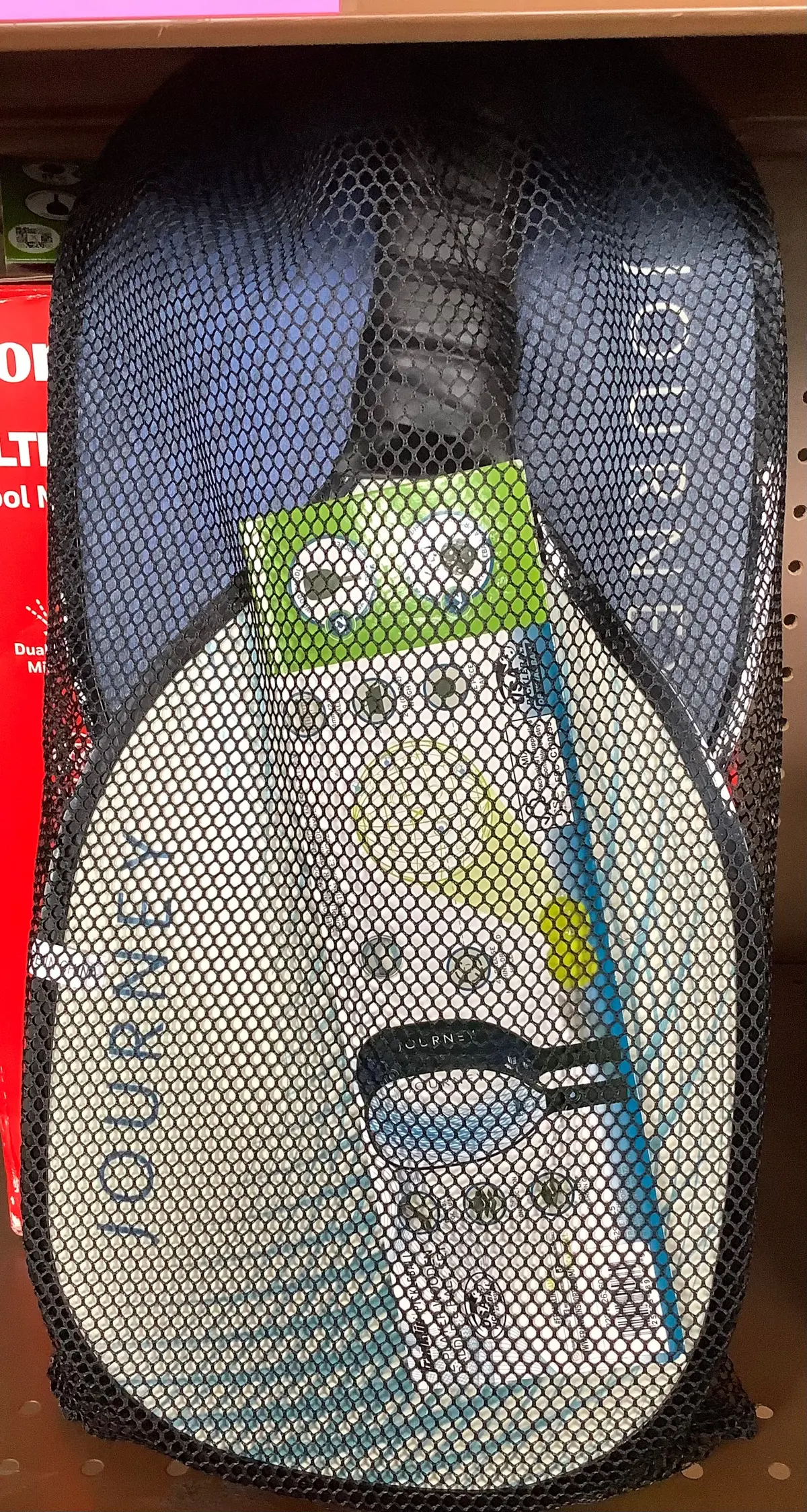 Franklin Sports 2 Player Wood Journey Pickleball Paddle And Ball Set In Mesh Bag - White/Navy 1
