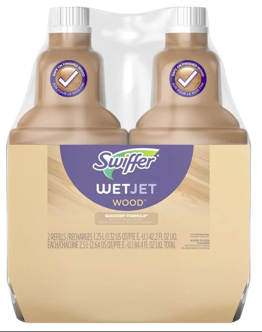 Swiffer Wetjet Liquid Refill - Wood - 84.4 Fl Oz/2Ct 1