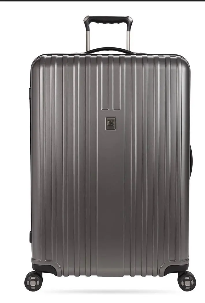 Swissgear Ridge Hardside Large Checked Suitcase - Gray 1