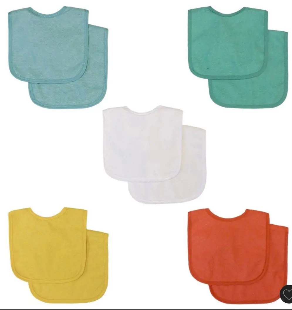 Neat Solutions Water-Resistant Lined Infant Bib Set - Neutral
Bright - 10Pk 1