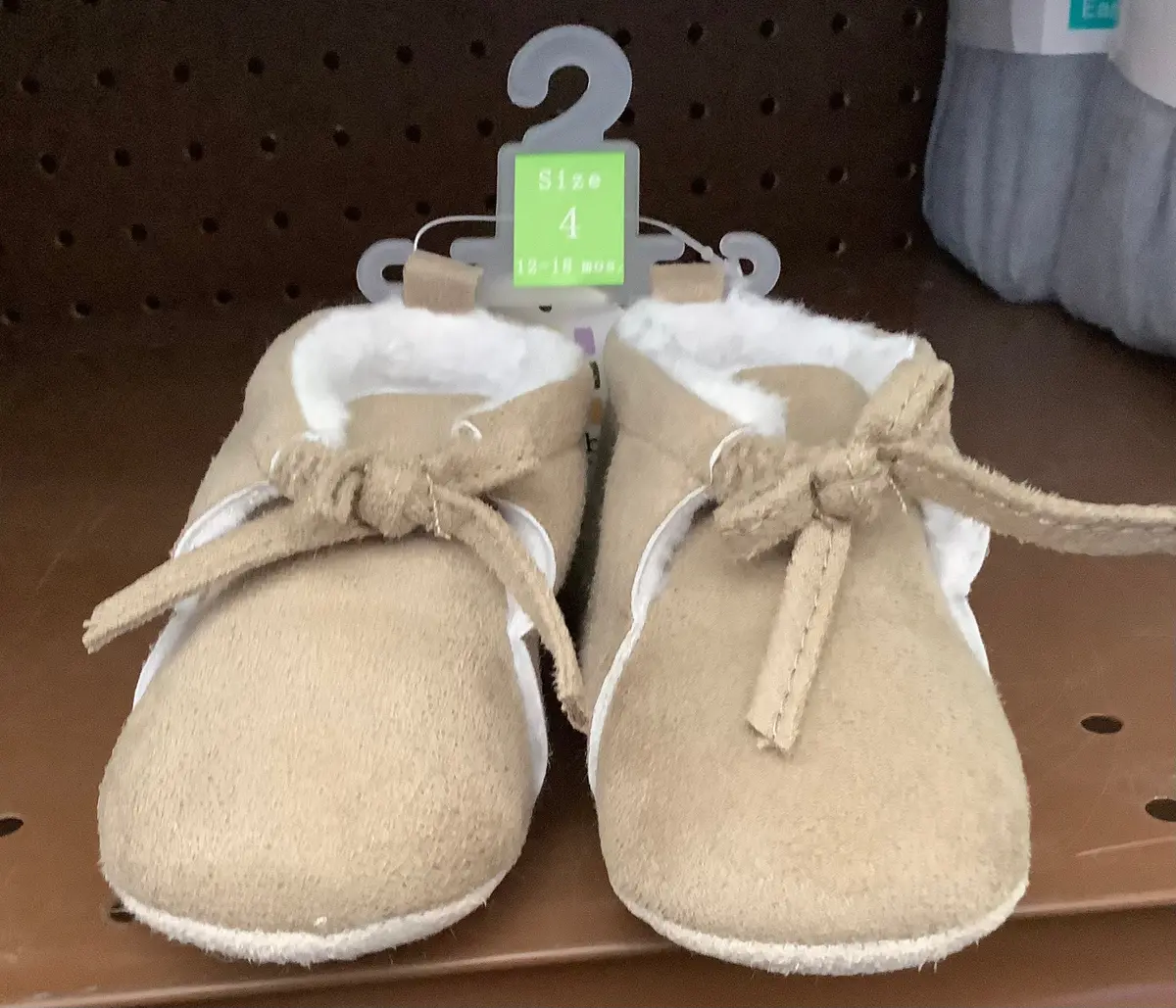 Taupe Baby Shoes 1