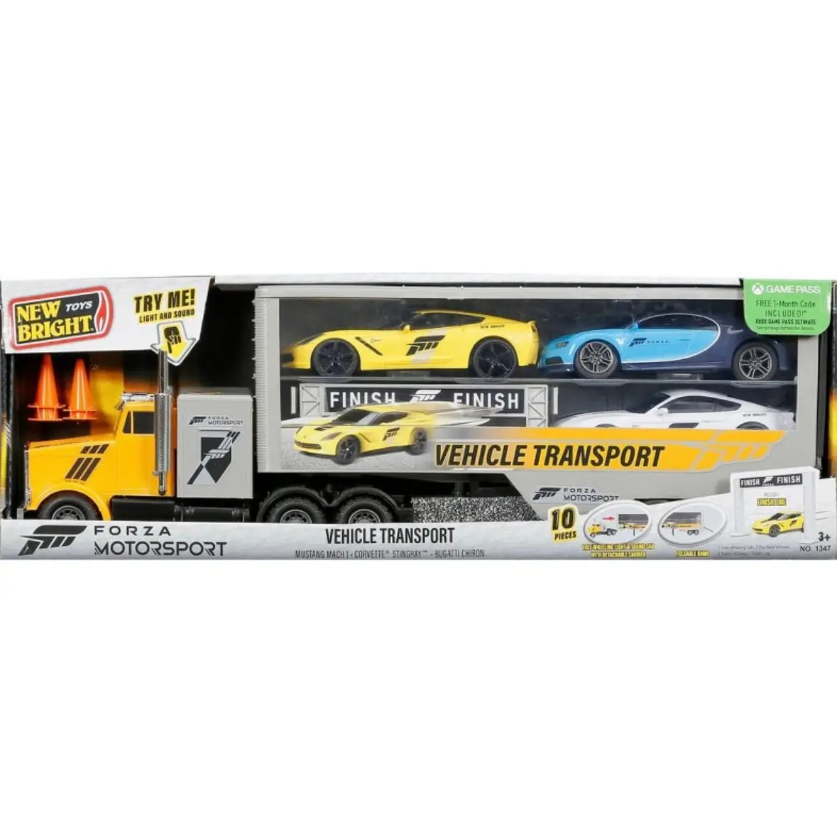 New Bright Forza Motorsport Hauler Set -
1:24 Scale 5Pc 1